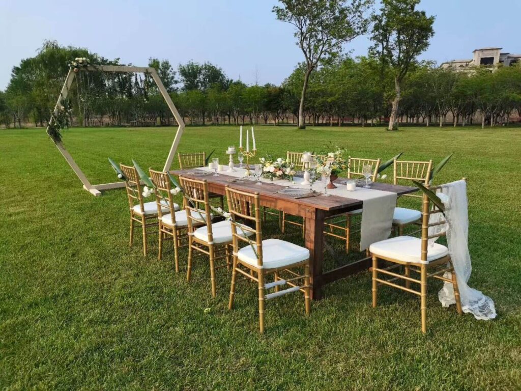 Blossom Furnishings: Elevating Events with Premium Chiavari Chairs and Tables